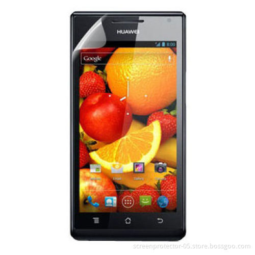 HD Anti-fingerprint Clear Screen Protector for Huawei Ascend P1, Made of Imported PET